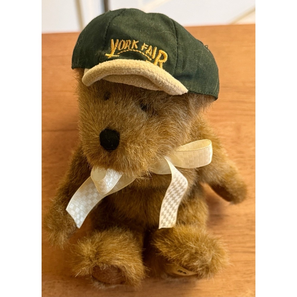 Boyd's Bear Plush Adam York‎ Fair Hat #4 on foot York Fair Exclusive 8" Rare